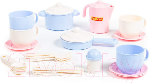 Изображение товара Набор игрушечной посуды Полесье Хозяюшка на 4 персоны / 35950