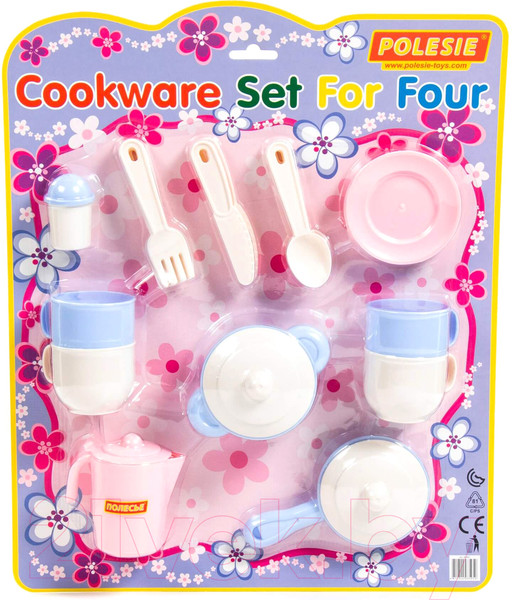 Изображение товара Набор игрушечной посуды Полесье Хозяюшка на 4 персоны / 35950