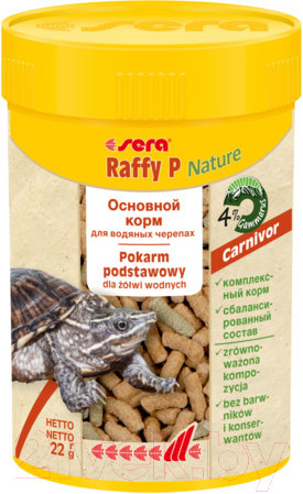 Изображение товара Корм для рептилий Sera Raffy P 01840 (100мл)