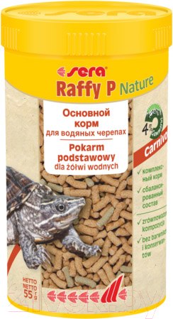 Изображение товара Корм для рептилий Sera Raffy P 01850 (250мл/50г)