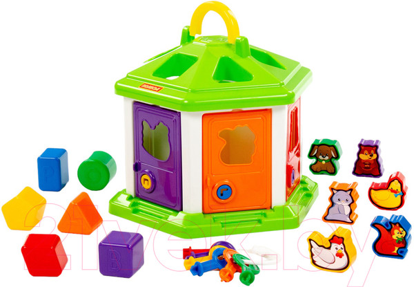 Изображение товара Сортер Полесье Логический домик №2 / 62307