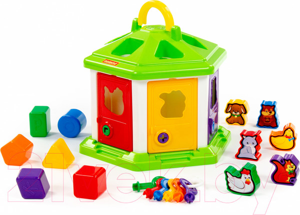 Изображение товара Сортер Полесье Логический домик №2 / 62307