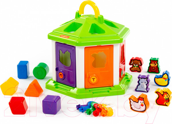 Изображение товара Сортер Полесье Логический домик №2 / 62307