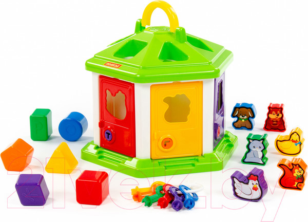 Изображение товара Сортер Полесье Логический домик №2 / 62307