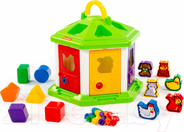 Изображение товара Сортер Полесье Логический домик №2 / 62307