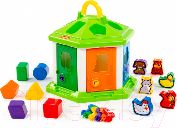 Изображение товара Сортер Полесье Логический домик №2 / 62307