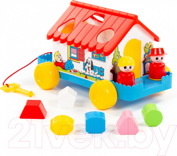 Изображение товара Сортер Полесье Игровой дом / 6028 (в коробке)