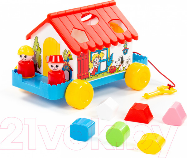 Изображение товара Сортер Полесье Игровой дом / 6028 (в коробке)