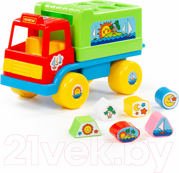 Изображение товара Сортер Полесье Грузовик Забава / 6370 (в сеточке)