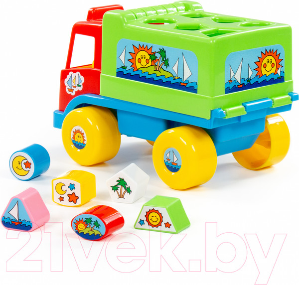 Изображение товара Сортер Полесье Грузовик Забава / 6370 (в сеточке)
