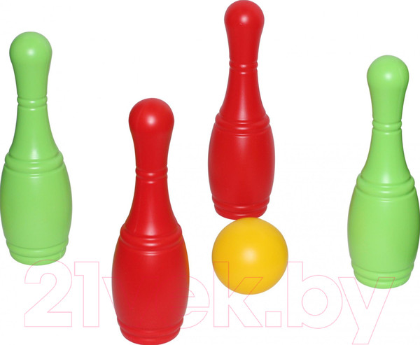 Изображение товара Боулинг детский Полесье Кегли / 55149 (4шт)