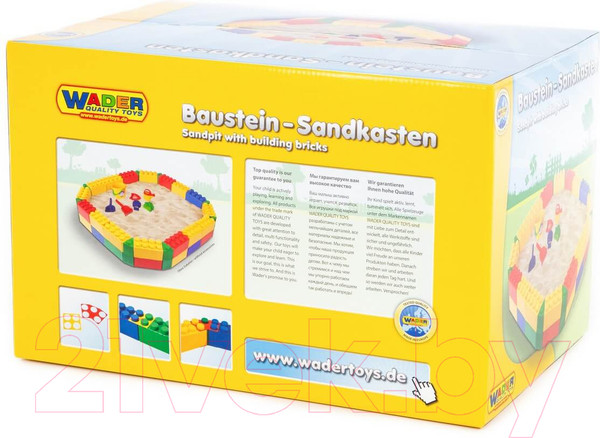 Изображение товара Конструктор Полесье Песочница / 41432