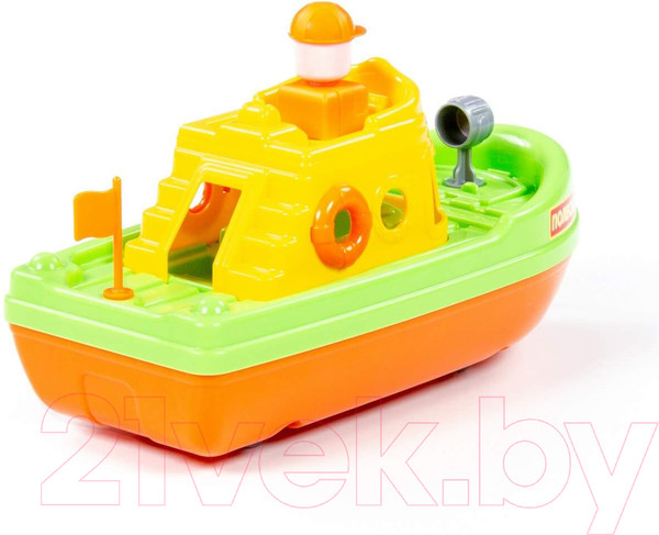 Изображение товара Катер игрушечный Полесье Спасатель / 47229