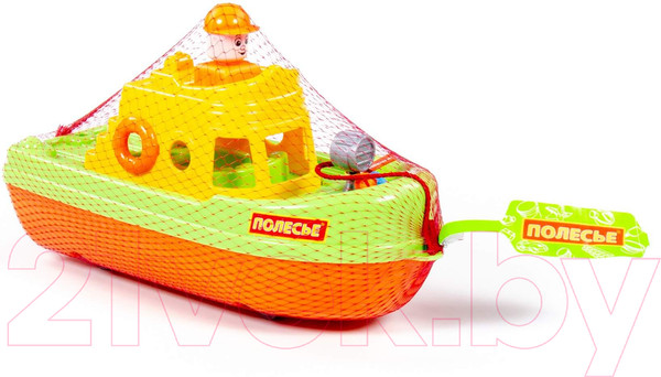 Изображение товара Катер игрушечный Полесье Спасатель / 47229