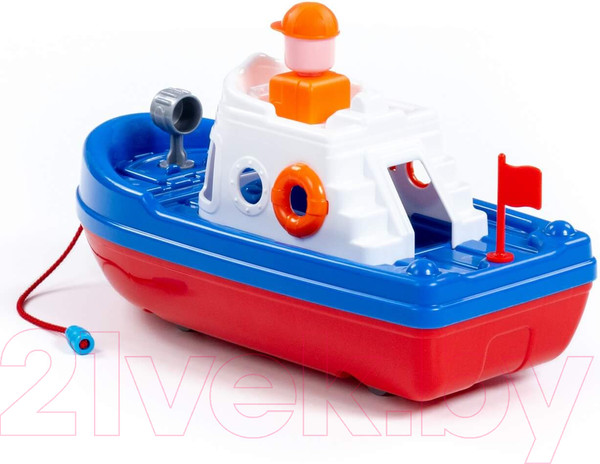 Изображение товара Катер игрушечный Полесье Спасатель / 47229