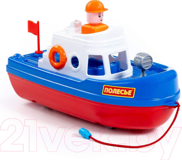 Изображение товара Катер игрушечный Полесье Спасатель / 47229