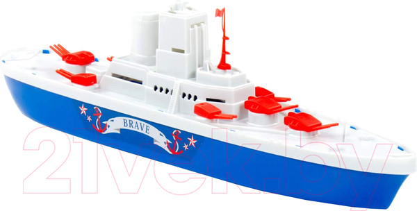 Изображение товара Корабль игрушечный Полесье Крейсер Смелый / 56405