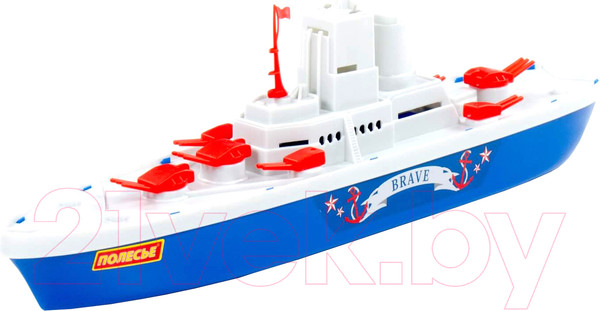 Изображение товара Корабль игрушечный Полесье Крейсер Смелый / 56405
