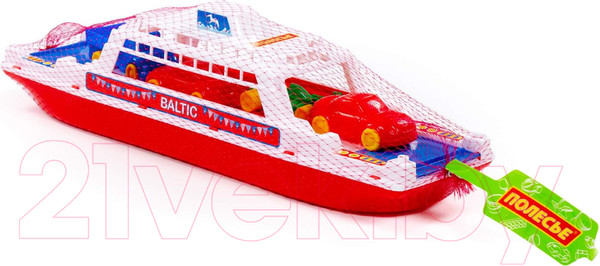 Изображение товара Набор игрушечной техники Полесье Паром Балтик и Автомобили Мини / 56689