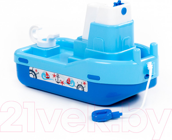 Изображение товара Катер игрушечный Полесье Буксир Лагуна / 41531