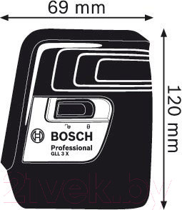 Изображение товара Лазерный нивелир Bosch GLL 3 X Professional (0.601.063.CJ0)