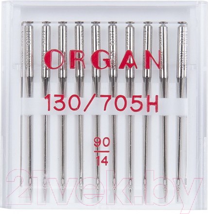 Изображение товара Набор игл для бытовой швейной машины Organ 10/90 (универсальные)