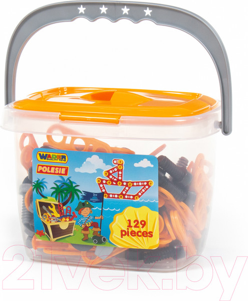 Изображение товара Набор инструментов игрушечный Полесье №2 / 47168 (129эл)