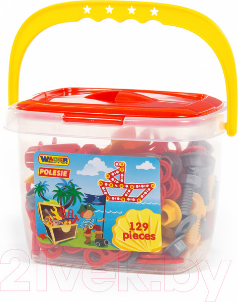 Изображение товара Набор инструментов игрушечный Полесье №2 / 47168 (129эл)