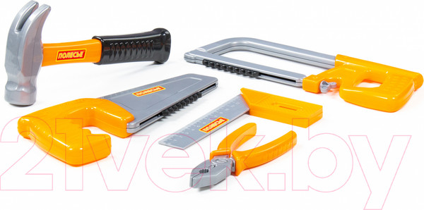 Изображение товара Набор инструментов игрушечный Полесье №11 / 53763 (5эл)