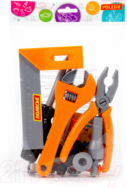 Изображение товара Набор инструментов игрушечный Полесье №12 / 59277 (17эл)
