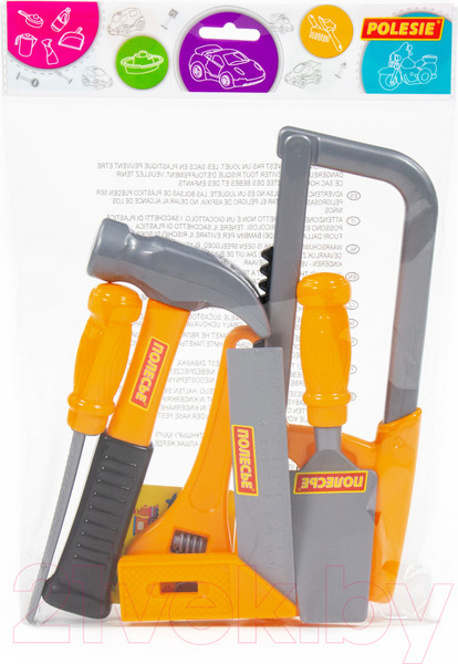 Изображение товара Набор инструментов игрушечный Полесье №13 / 59284 (6эл)