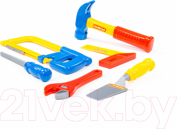 Изображение товара Набор инструментов игрушечный Полесье №13 / 59284 (6эл)