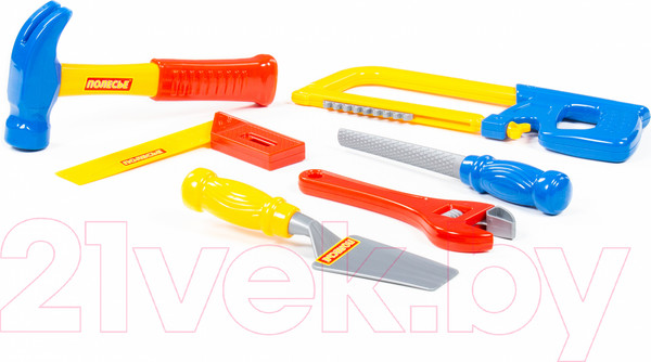 Изображение товара Набор инструментов игрушечный Полесье №13 / 59284 (6эл)