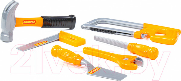 Изображение товара Набор инструментов игрушечный Полесье №13 / 59284 (6эл)