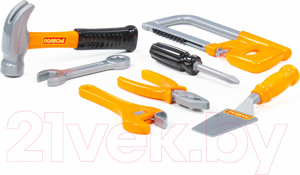 Изображение товара Набор инструментов игрушечный Полесье №14 / 59291 (7эл)