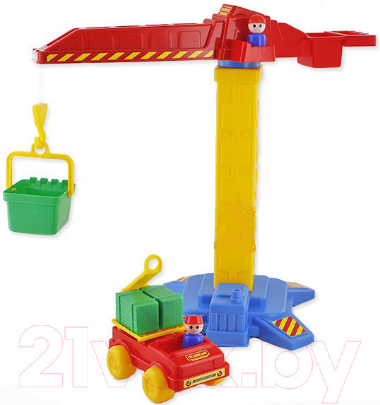 Изображение товара Набор игрушечной техники Полесье №1 с машинкой / 58195