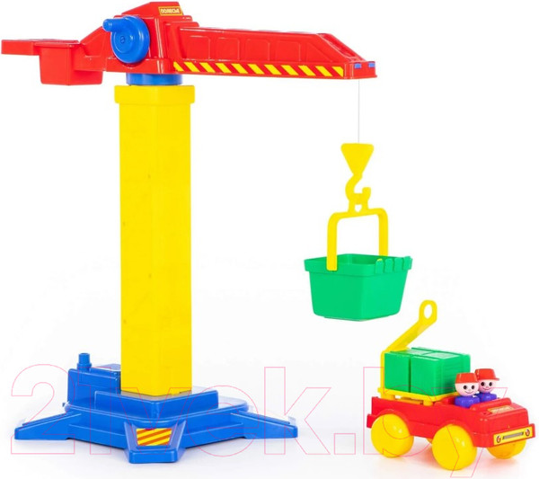 Изображение товара Набор игрушечной техники Полесье №1 с машинкой / 58195