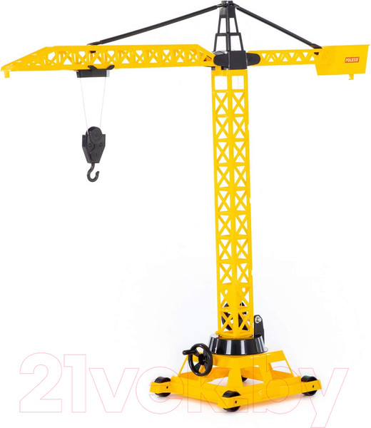 Изображение товара Кран игрушечный Полесье №2 на колесиках / 61355