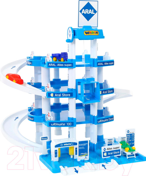 Изображение товара Паркинг игрушечный Полесье Aral 4-уровневый / 37879