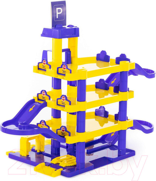 Изображение товара Паркинг игрушечный Полесье Jet 4-уровневый / 40213