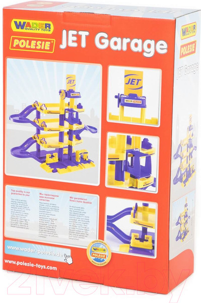 Изображение товара Паркинг игрушечный Полесье Jet 4-уровневый / 40213