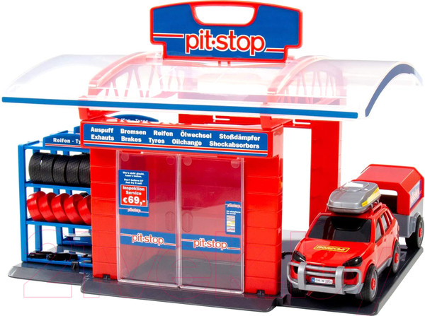 Изображение товара Автосервис игрушечный Полесье Тюнинг-центр Pit-Stop №1 / 53695
