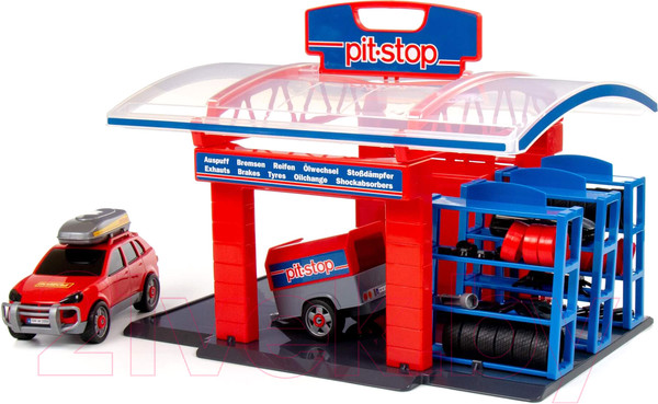 Изображение товара Автосервис игрушечный Полесье Тюнинг-центр Pit-Stop №1 / 53695