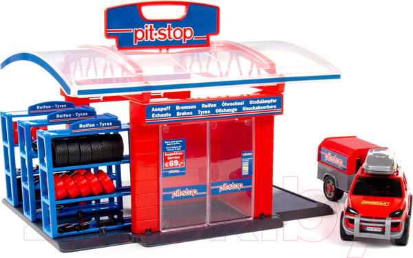 Изображение товара Автосервис игрушечный Полесье Тюнинг-центр Pit-Stop №1 / 53695