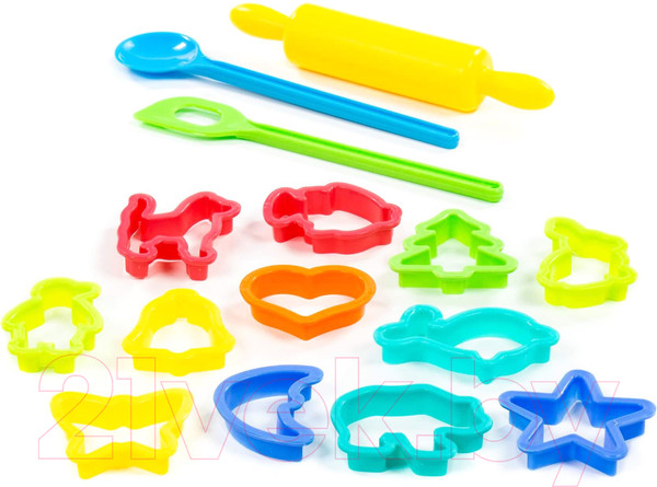 Изображение товара Набор инструментов для лепки Полесье 61935 (15эл)