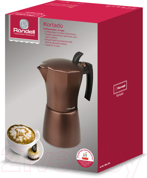 Изображение товара Гейзерная кофеварка Rondell Kortado RDA-399