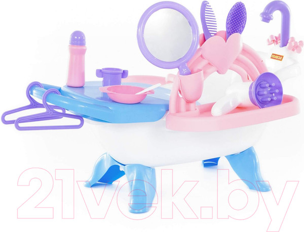 Изображение товара Аксессуар для куклы Полесье Набор для купания кукол №2 / 58607 (в коробке)