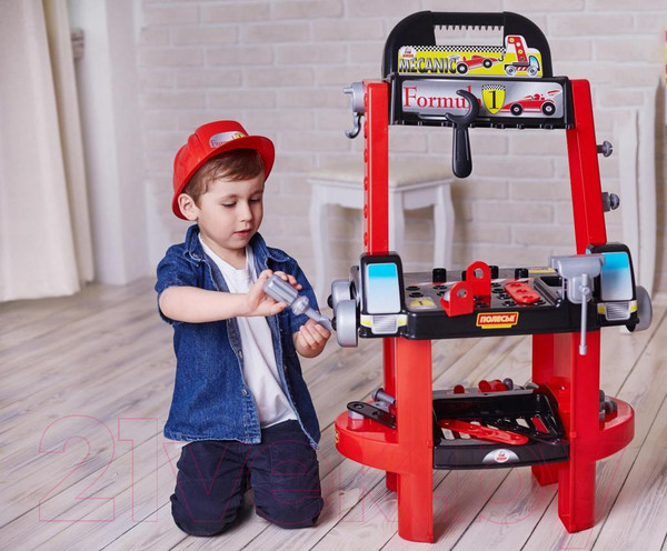 Изображение товара Верстак-стол игрушечный Полесье Механик-супер / 44693