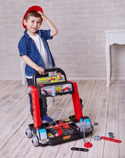 Изображение товара Верстак-стол игрушечный Полесье Механик-супер / 44693