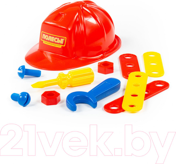 Изображение товара Набор инструментов игрушечный Полесье Механик / 43160 (в сеточке)